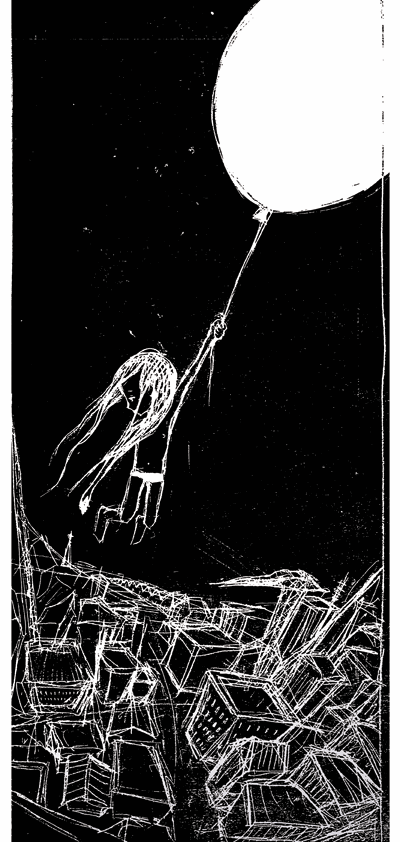 Ink-dot 'Escape' Poster