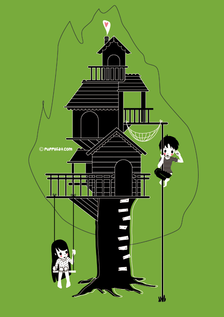 Ink-dot 'Spare Time' Poster