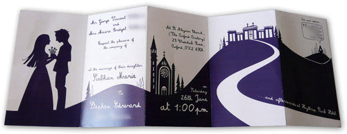 front of invite